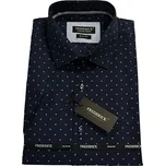 Pánská košile s krátkým rukávem - střih SLIM - vzor F382 - 39