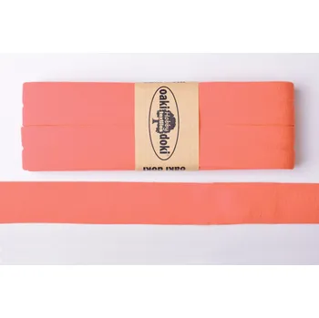 Svatební dekorace Viskózový lemovací proužek v lososové barvě - 3 m 3DOKI133