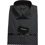 Pánská košile s krátkým rukávem - střih SLIM - vzor F714 - 38