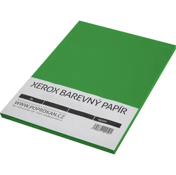 Papír pro tiskárny Barevný kancelářský papír zelená intensivní tmavá A4 160g 50ls