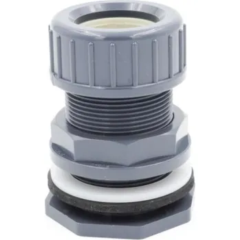 AQUAPLASTIK Průchodka s upínací maticí 40mm x 1 3/4" 32 132 040