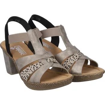 Dámské sandále Rieker 665K3-60 béžová, vel. 40