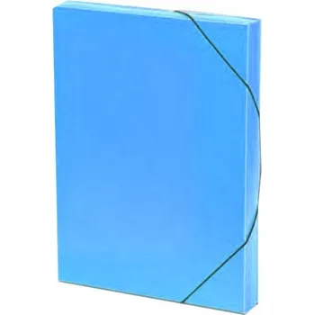 Archivační box Mapa 253 PP Lines box s gumou modrá