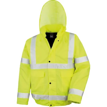 Result Unisex zimní reflexní bunda R217X Fluorescent Yellow M