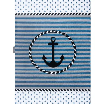 Koberec Dětský kusový koberec Petit Marine anchor sea blue, 160x220, modrá, dětský pokoj, Dywany Łuszczów - 1 rok na vrácení + DOPRAVA ZDARMA k Vám i zpět