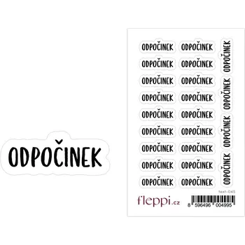 samolepka Fleppi Samolepky Odpočinek