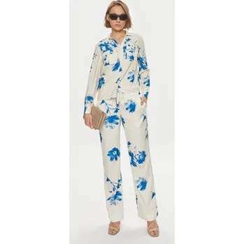 Calvin Klein Kalhoty z materiálu K20K206662 Bílá Regular Fit 32