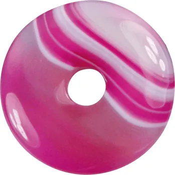 Milujeme Kameny Achát - donut růžový 403930
