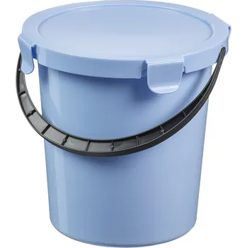 Dóza na potraviny Vědro 5L s víkem na potraviny, mix barev