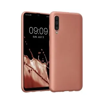 Pouzdro na mobilní telefon Pouzdro pro Samsung Galaxy A50 - měděná