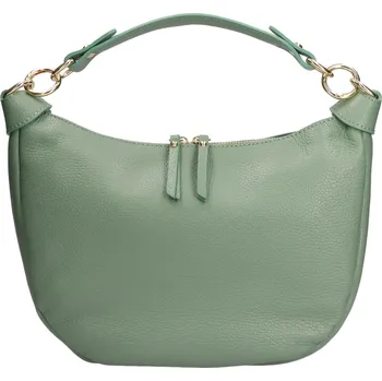 Kabelka Dámská kožená kabelka Italia Enet - zelená