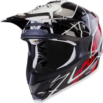 Helma na motorku Moto přilba SCORPION VX-15 AIR SPRINT černo/bílo/červená XL