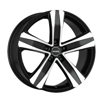 Alu kolo Alu disk MAK STONE5 7.5x17, 5x127, 71.6, ET40 BLACK MIRROR