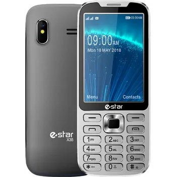 Mobilní telefon eStar X35 64 MB šedý/stříbrný
