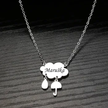 Přívěsek Přívěsek z chirugické oceli s řetízkem Mráček