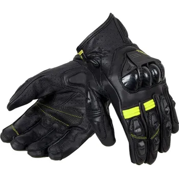 Moto rukavice Moto rukavice Ozone RS600 Short černé / žluté XL