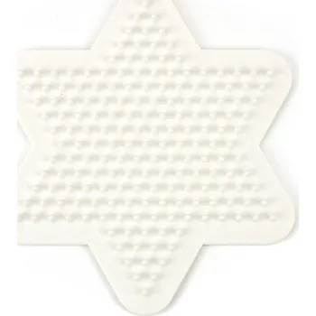 Dětské navlékací korálky Podložka na zažehlovací korálky, hvězda