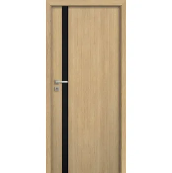 Interiérové dveře POL-SKONE interiérové dveře POL-SKONE ESTATO LUX A01 černé sklo