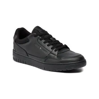 Dámské tenisky Sneakersy Tommy Hilfiger Th Basket Core Leather Ess FM0FM05040 Černá 41