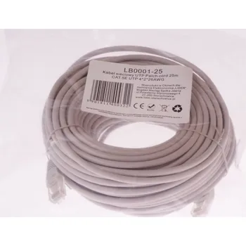Síťový kabel Libox UTP 25m CAT.5E UTP 4x2x26 AWG