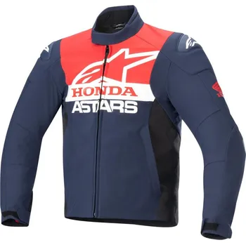 Moto bunda Bunda SMX WATERPROOF HONDA kolekce, ALPINESTARS (modrá/černá/červená/bílá) 2026 M