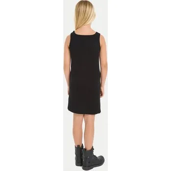 Dámské šaty Calvin Klein Jeans Letní šaty Badge IG0IG02471 Černá Regular Fit 12Y