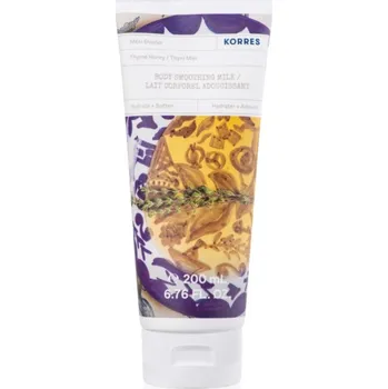 Tělový krém Korres Thyme & Honey hydratační tělové mléko s mandlovým olejem 200 ml
