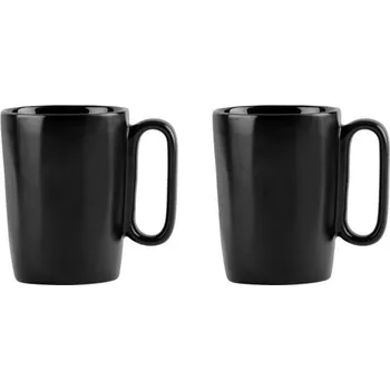 Sada 2 keramických hrnků, 250 ml, černé, FUORI 30022