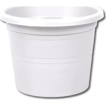 Obal na květináč Květník SAKURA MODERN plastový matný bílý d16cm NOHEL GARDEN 55616bb