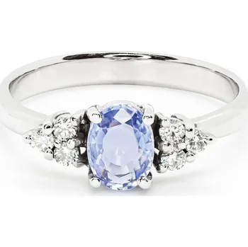 Prsten Zlatý prsten se safírem a diamanty 21ZP2400619