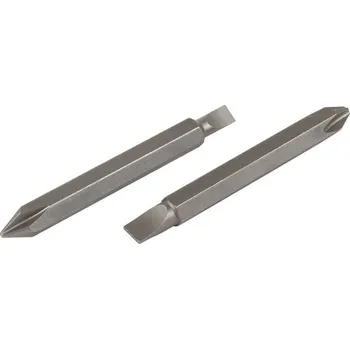 Bit Wolfcraft oboustranný bit Ocel S2 otryskaný , vysoce pevné 2 ks