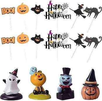 Jedlá dekorace na dort Awonlate Halloweenské dekorace na dorty