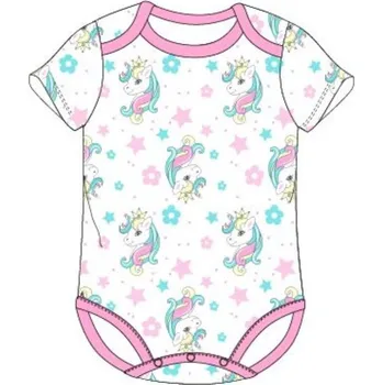Kojenecký body Body krátký rukáv Jednorožec 86