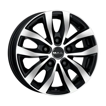 Alu kolo Alu disk MAK LOAD5 7x17, 5x108, 65.1, ET46 ICE BLACK
