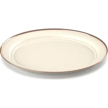 Kempingové nádobí Smaltovaný talíř GSI Outdoors Mesa Plate Cream