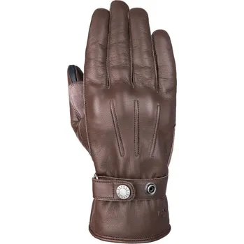 Moto rukavice Rukavice HOLTON 2.0, OXFORD (hnědá) S