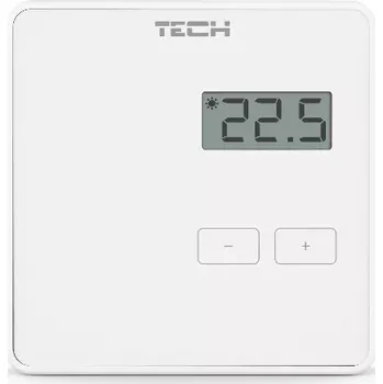 Termostat TECH STEROWNIKI Bezdrátový pokojový ovladač bílý R-8B PLUS Tech Controls