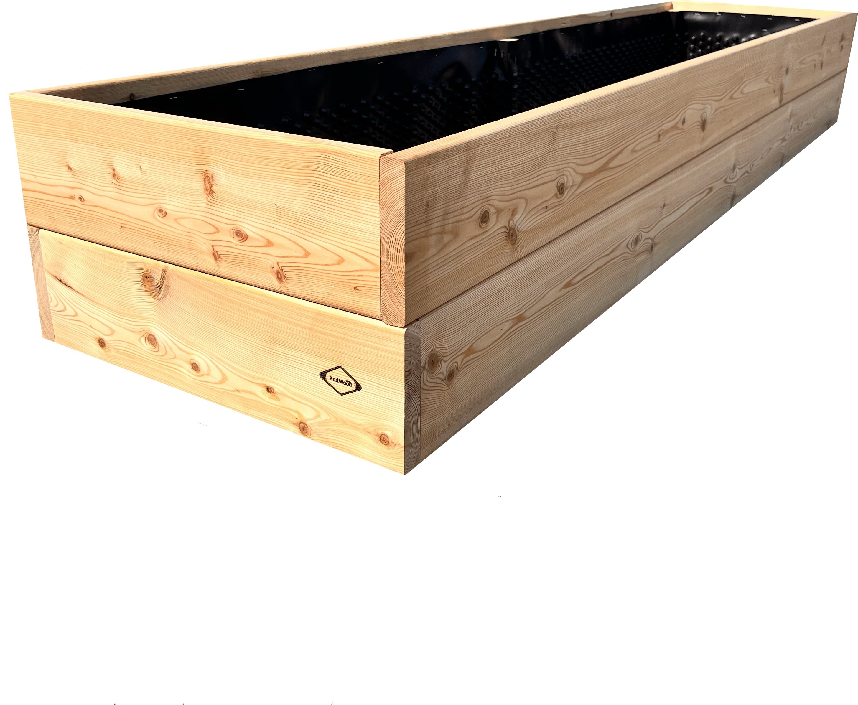 Vyvýšený záhon ze sibiřského modřínu výšky 28 cm