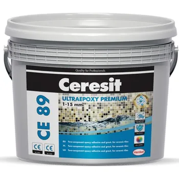 Spárovací hmota Henkel - Ceresit Hmota epoxidová lepící a spárovací Ceresit CE 89 Ultraepoxy Premium 2,5 kg solid slate