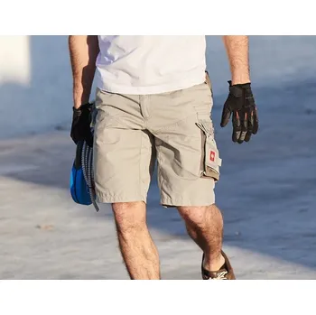 Pracovní Šortky Kraťasy léto e.s.motion léto velikost 54 písková/khaki/kámen Strauss Pracovní oblečení