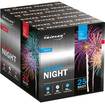 Zábavní pyrotechnika Triplex Ohňostroj SILENT NIGHT - baterie 25 ran TXB378