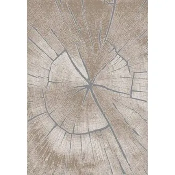 Koberec Spoltex kusový koberec Mila Venice 7874A Dk.Grey Brown rozměr 160 x 230 cm