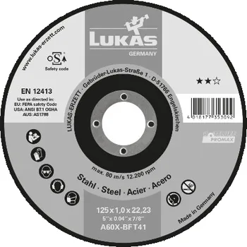 Řezný kotouč Lukas řezný kotouč na kov 230mm šíře 2mm