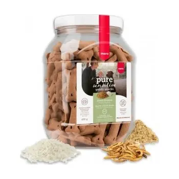 Pamlsek pro psa Mera Pure Sensitive Goody Snacks Insect Protein Balení 600 g