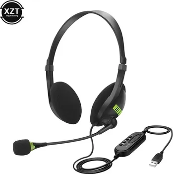 Sluchátka Drátová sluchátka s mikrofonem - USB