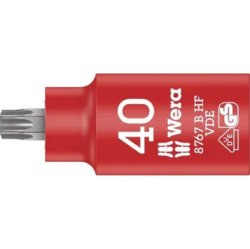 Bit 8767 B VDE HF TORX® Zyklop zástrčný nástavec, izolovaný, s přidržovací funkcí, upínací čás 3/8", TX 40 x 55 mm [05004924001]