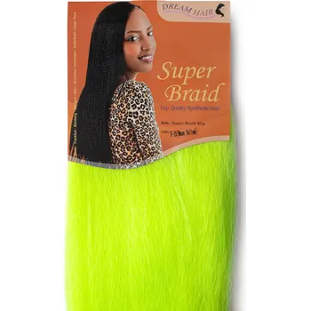 Příčesek Super Braid 100% Jumbo Braid Kanekalon F25 NEON YELLOW