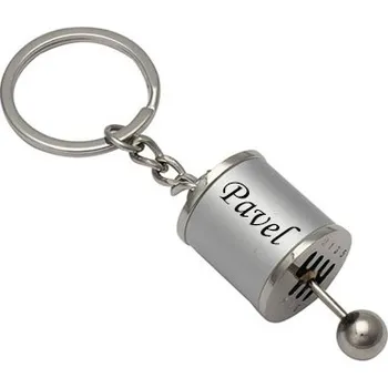 Řadící páka - kovový přívěsek