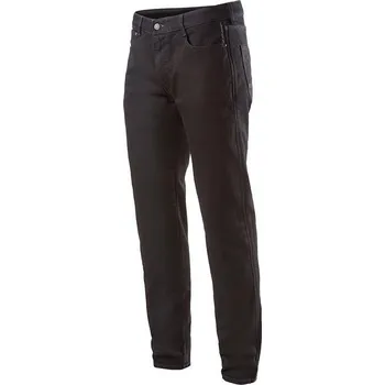 Moto kalhoty PRODLOUŽENÉ kalhoty COPPER 2 DENIM, ALPINESTARS (černá) 40