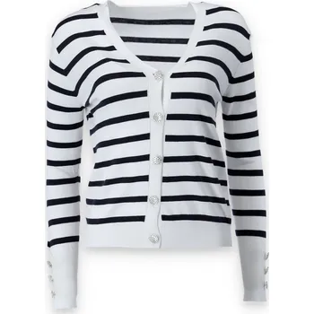 Dámský svetr Svetřík propínacíi LC-8913 barva: černá, velikost: S/M